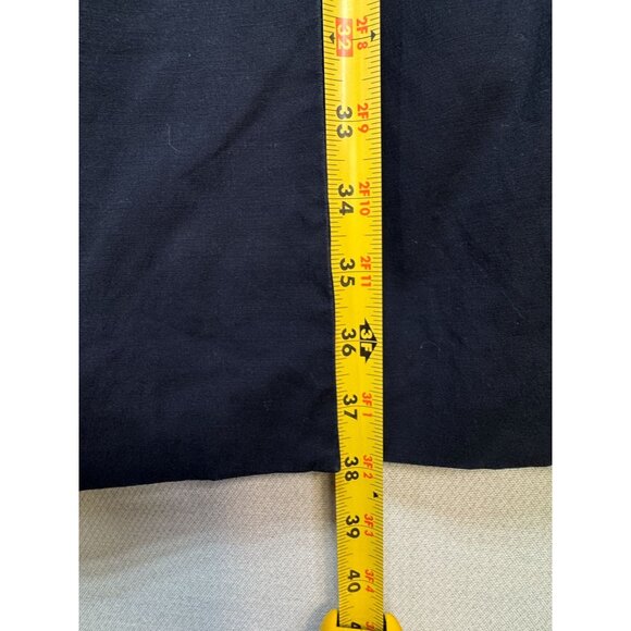 Ann Taylor Women's Sleeveless Wrap Sheath Dress Size 4 Dark Navy Mid-Length Busi - Picture 7 of 11